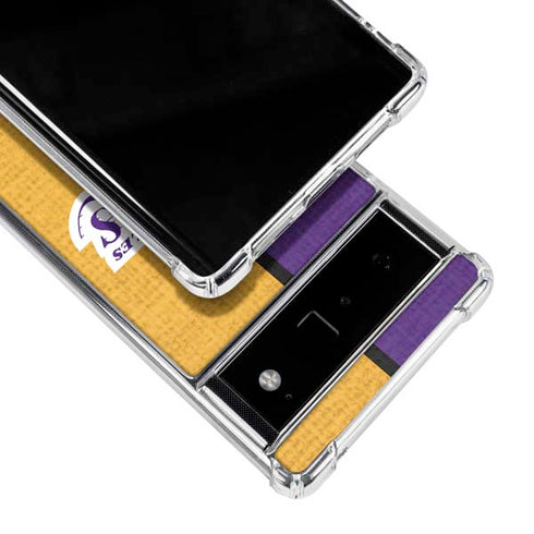 NBA Los Angeles Lakers Canvas Google Pixel 6 Clear Case